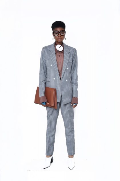 Pinstripe Suit
