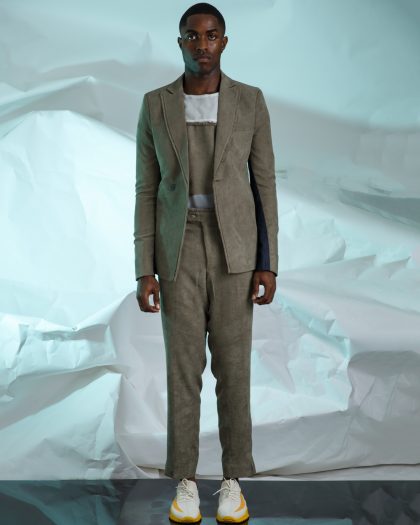 SS21 Corduroy Denim Suit