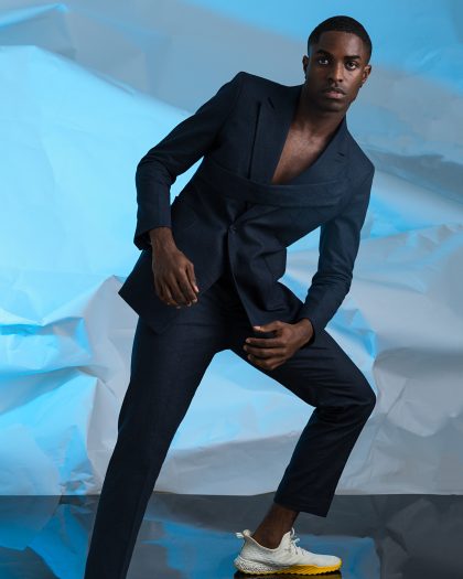 SS21 Linen Strap suit